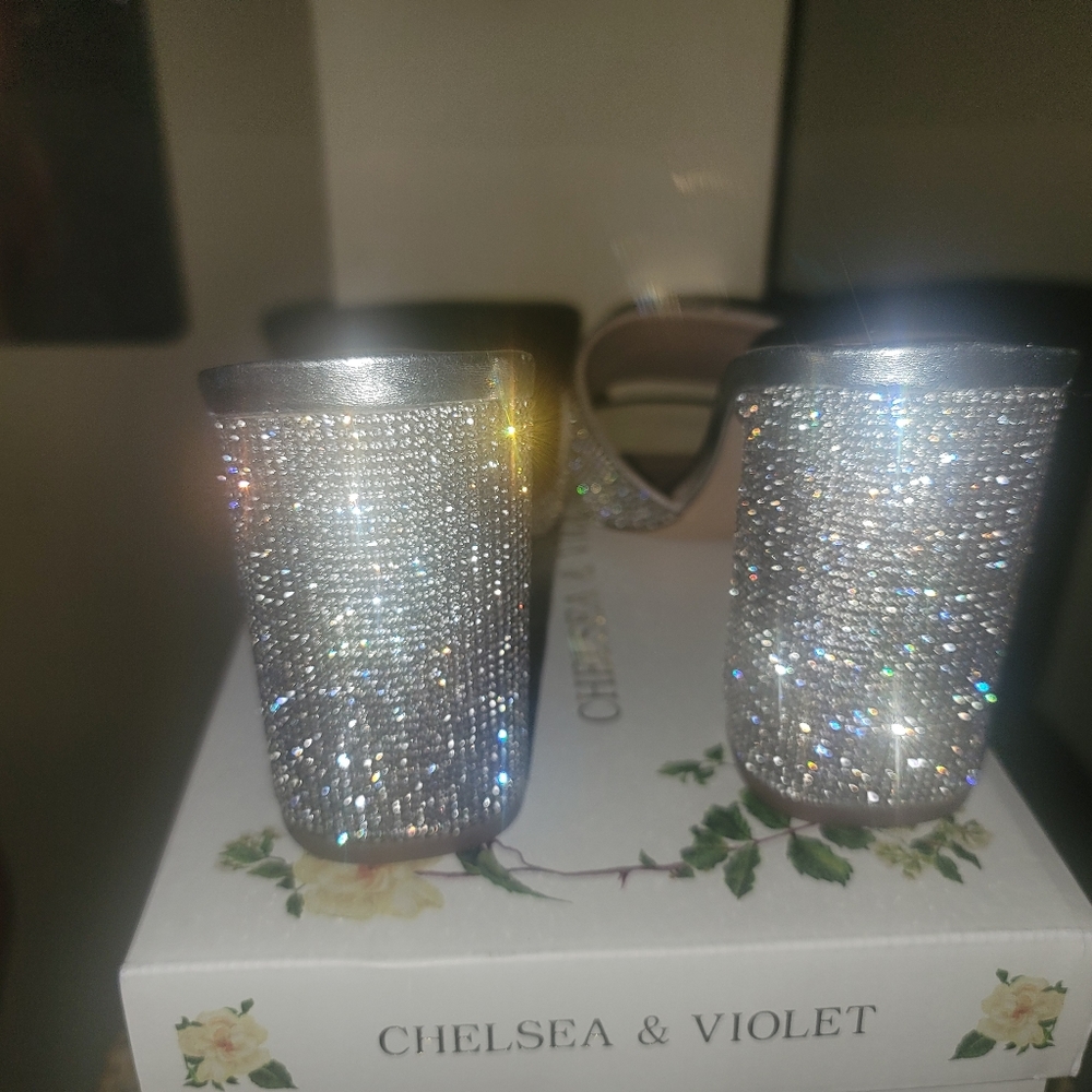 Chelsea & Violet Rhinestone Mules - Picture 7 of 10